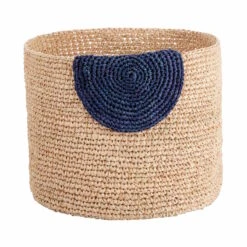 4-tlg. Korbset Handgefertigt Aus Raffia ISALO In Natur-Blau -Butlers Speichern butlers 4 tlg korbset handgefertigt aus raffia isalo in natur blau 3