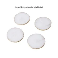 4x Edelsteinuntersetzer Ø11cm CRYSTAL In Weiß-Gold -Butlers Speichern butlers 4x edelsteinuntersetzer o11cm crystal in weiss gold 2