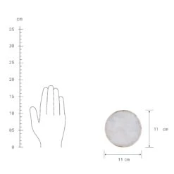 4x Edelsteinuntersetzer Ø11cm CRYSTAL In Weiß-Gold -Butlers Speichern butlers 4x edelsteinuntersetzer o11cm crystal in weiss gold 3