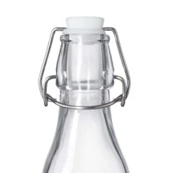 4x Flasche Mit Bügelverschluss 250ml SWING In Transparent -Butlers Speichern butlers 4x flasche mit bugelverschluss 250ml swing in transparent 4
