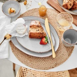 4x Frühstücksteller FINCA In Grau -Butlers Speichern butlers 4x fruhstucksteller finca in grau 5