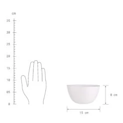 4x Schale 600ml NATIVE In Weiß -Butlers Speichern butlers 4x schale 600ml native in weiss 4