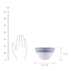 4x Schale 640ml ATLANTIS In Blau -Butlers Speichern butlers 4x schale 640ml atlantis in blau 3