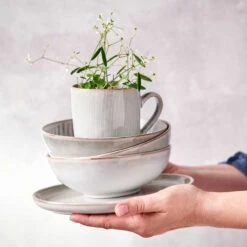 4x Schale Ø17cm HENLEY In Grau -Butlers Speichern butlers 4x schale o17cm henley in grau 11