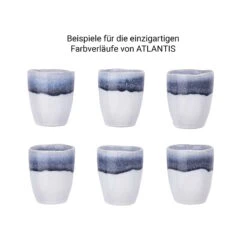 4x Tasse 300ml ATLANTIS In Blau -Butlers Speichern butlers 4x tasse 300ml atlantis in blau 6