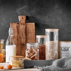 4x Vorratsgläser 2300ml WOODLOCK In Transparent 15 4x Vorratsgläser 2300ml WOODLOCK In Transparent -Butlers Speichern butlers 4x vorratsglaser 2300ml woodlock in transparent 6