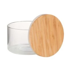 4x Vorratsgläser 550ml WOODLOCK In Transparent -Butlers Speichern butlers 4x vorratsglaser 550ml woodlock in transparent 4