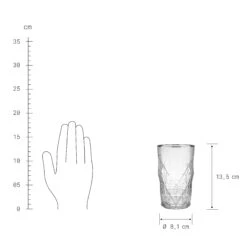 6x Longdrinkgläser Mit Silberrand 460ml UPSCALE In Transparent-Silber -Butlers Speichern butlers 6x longdrinkglaser mit silberrand 460ml upscale in transparent silber 3