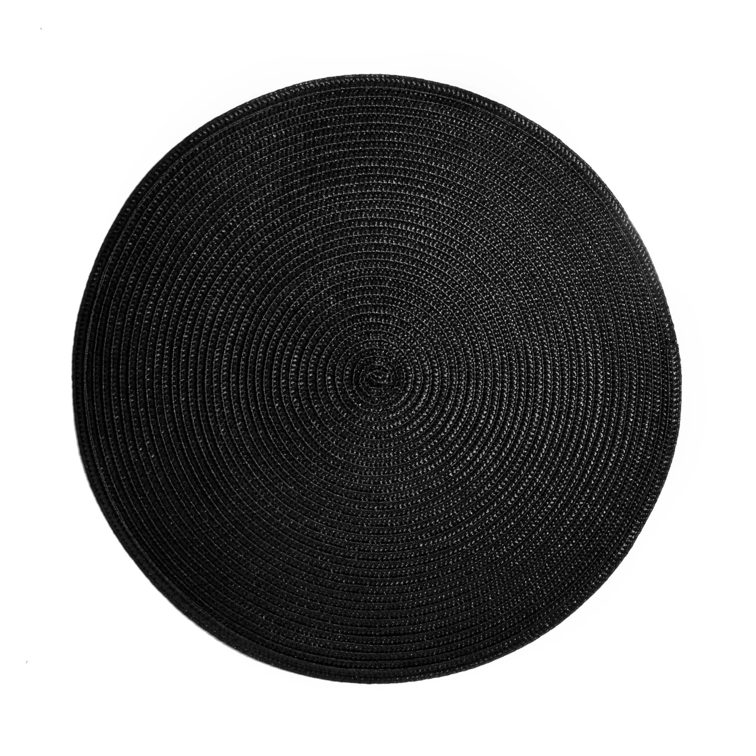 6x Tischset Ø38cm AMBIENTE In Schwarz 3 6x Tischset Ø38cm AMBIENTE In Schwarz