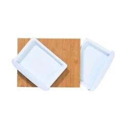 Bambusbrett Mit 2 Auffangschalen L 32 X B 25cm BAMBOO In Weiß -Butlers Speichern butlers bambusbrett mit 2 auffangschalen l 32 x b 25cm bamboo in weiss 2