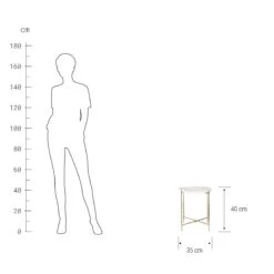Beistelltisch Mit Marmorplatte MARBLE In Weiß 8 Beistelltisch Mit Marmorplatte MARBLE In Weiß -Butlers Speichern butlers beistelltisch mit marmorplatte marble in weiss 2