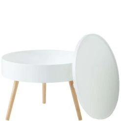 Beistelltisch Mit Stauraum COFFEE TIME In Weiß -Butlers Speichern butlers beistelltisch mit stauraum coffee time in weiss 3