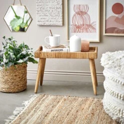 Beistelltisch Rattan BASSE In Natur -Butlers Speichern butlers beistelltisch rattan basse in natur 8