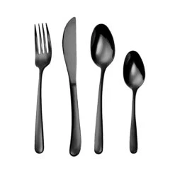 Besteck-Set 4-tlg. QUEENS In Schwarz -Butlers Speichern butlers besteck set 4 tlg queens in schwarz 1