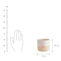 Blumentopf Ø11cm SUNSET In Beige-Pastellorange -Butlers Speichern butlers blumentopf o11cm sunset in beige pastellorange 3