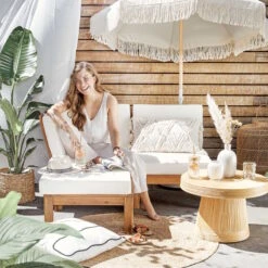 Couchtisch Rattan BOHO LOUNGE In Natur -Butlers Speichern butlers couchtisch rattan boho lounge in natur 6