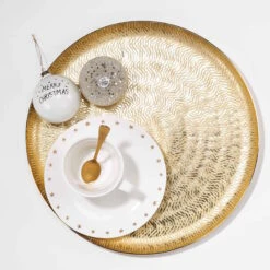 Deko-Teller Ø38cm GOLDEN STAR In Gold 8 Deko-Teller Ø38cm GOLDEN STAR In Gold -Butlers Speichern butlers deko teller o38cm golden star in gold 2