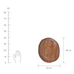 Deko-Teller Organisch Ø40cm MANGO DAYS In Braun -Butlers Speichern butlers deko teller organisch o40cm mango days in braun 2