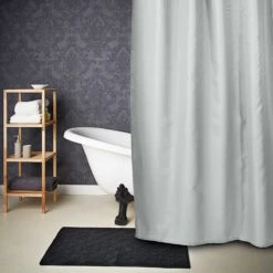 Duschvorhang Waffeloptik WET WET WET In Hellgrau -Butlers Speichern butlers duschvorhang waffeloptik wet wet wet in hellgrau 4