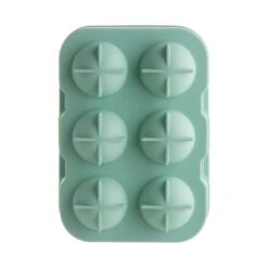 Eiswürfelform XXL 6 Eisbälle COOL DOWN In Salbei -Butlers Speichern butlers eiswurfelform xxl 6 eisballe cool down in salbei 3