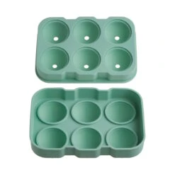 Eiswürfelform XXL 6 Eisbälle COOL DOWN In Salbei -Butlers Speichern butlers eiswurfelform xxl 6 eisballe cool down in salbei 4