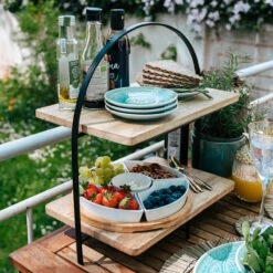 Etagere 2-stufig Höhe 45cm MANGO DAYS In Braun -Butlers Speichern butlers etagere 2 stufig hohe 45cm mango days in braun 6