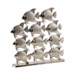 Fischschwarm Höhe 40cm SILVER NATURE In Silber 6 Fischschwarm Höhe 40cm SILVER NATURE In Silber -Butlers Speichern butlers fischschwarm hohe 40cm silver nature in silber 1