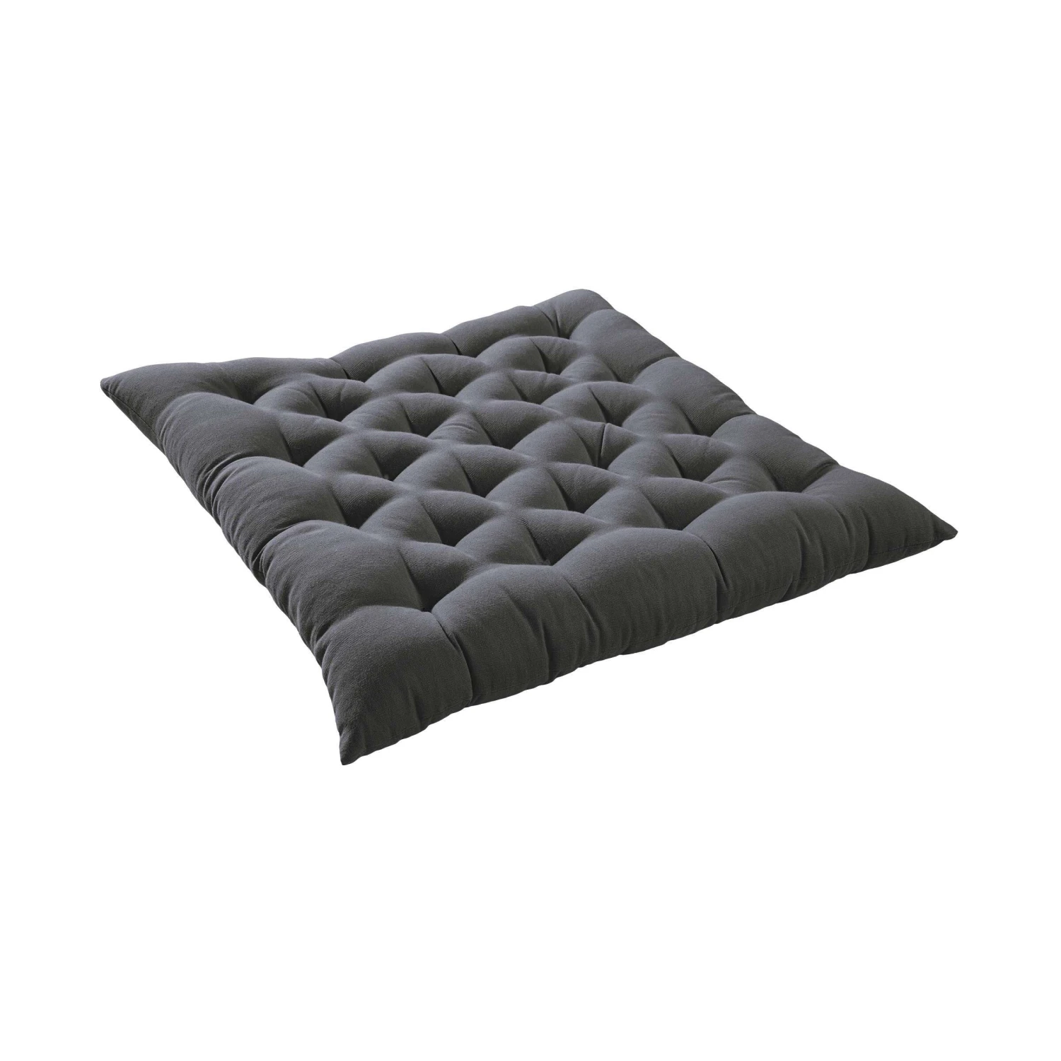 Futonkissen L 42 X B 42cm SOLID In Grau 5 Futonkissen L 42 X B 42cm SOLID In Grau – Bild 3