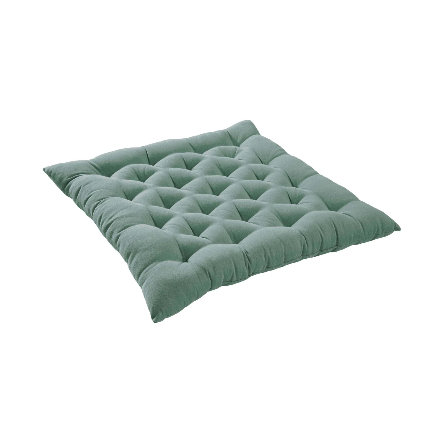 Futonkissen L 42 X B 42cm SOLID In Salbei 5 Futonkissen L 42 X B 42cm SOLID In Salbei – Bild 3