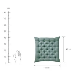 Futonkissen L 42 X B 42cm SOLID In Salbei 9 Futonkissen L 42 X B 42cm SOLID In Salbei -Butlers Speichern butlers futonkissen l 42 x b 42cm solid in salbei 3