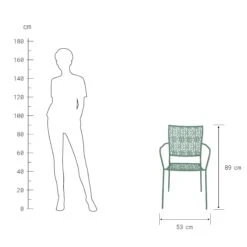 Gartenstuhl Stapelbar NANCY In Salbei -Butlers Speichern butlers gartenstuhl stapelbar nancy in salbei 2