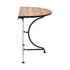 Gartentisch Halbrund PARKLIFE In Schwarz-Natur -Butlers Speichern butlers gartentisch halbrund parklife in schwarz natur 3