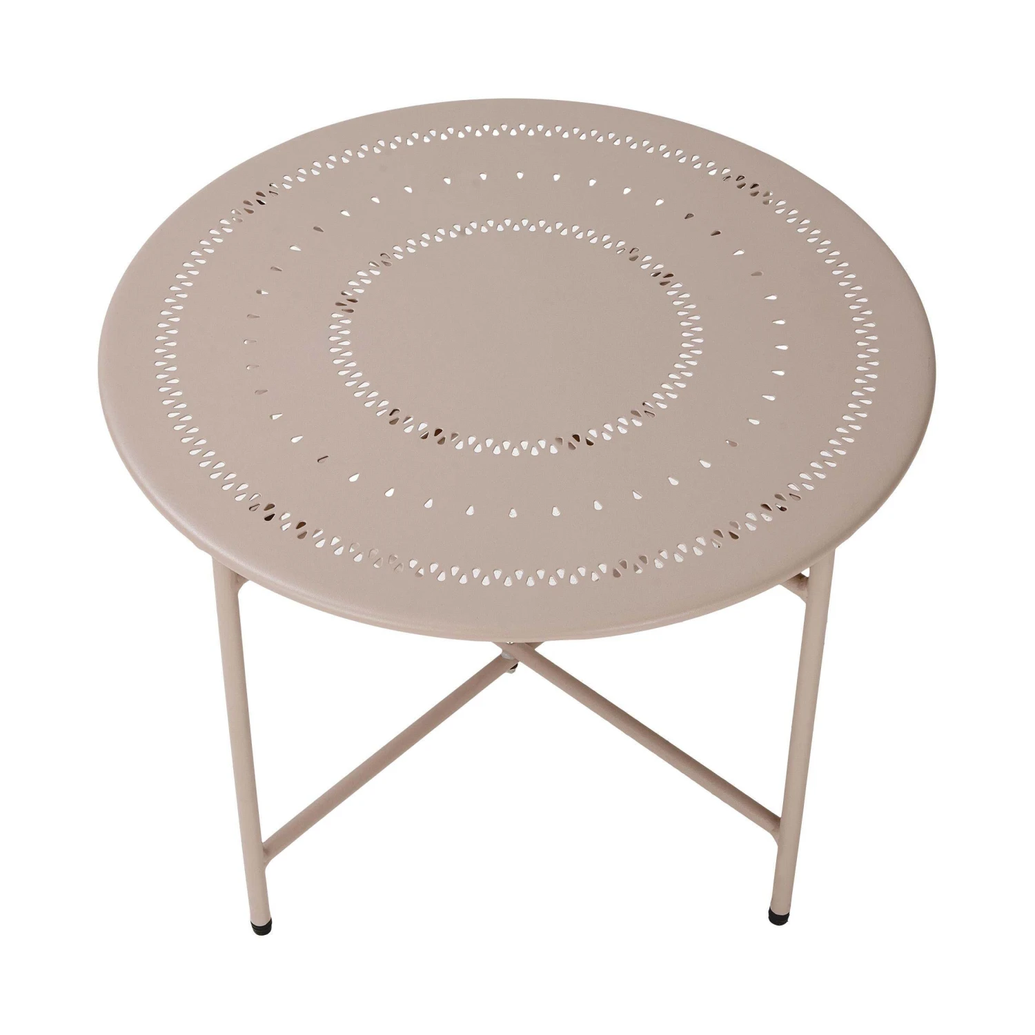 Gartentisch Mit Stanzung ASHLEY In Beige 6 Gartentisch Mit Stanzung ASHLEY In Beige – Bild 5