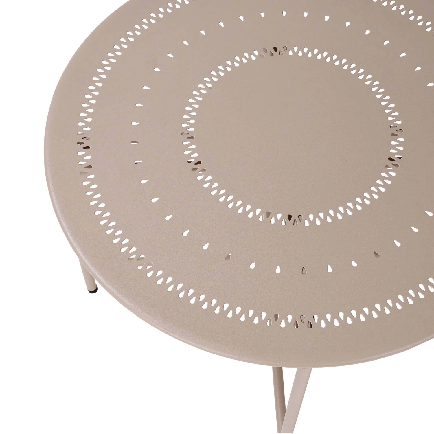 Gartentisch Mit Stanzung ASHLEY In Beige 7 Gartentisch Mit Stanzung ASHLEY In Beige – Bild 6