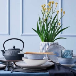 Geschirr-Set 12-tlg. DIM SUM In Blau-Weiß -Butlers Speichern butlers geschirr set 12 tlg dim sum in blau weiss 11