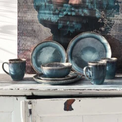 Geschirr-Set 16-tlg. HILDA In Dunkelblau 23 Geschirr-Set 16-tlg. HILDA In Dunkelblau -Butlers Speichern butlers geschirr set 16 tlg hilda in dunkelblau 1