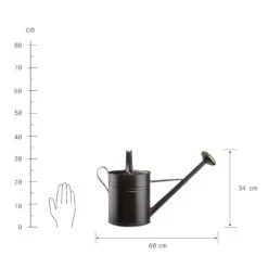 Gießkanne 8l ZINC In Schwarz -Butlers Speichern butlers giesskanne 8l zinc in schwarz 3