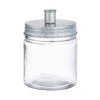 Glas Mit Kerzenhalter Höhe 15cm CANDLE JAR In Silber 1 Glas Mit Kerzenhalter Höhe 15cm CANDLE JAR In Silber -Butlers Speichern butlers glas mit kerzenhalter hohe 15cm candle jar in silber
