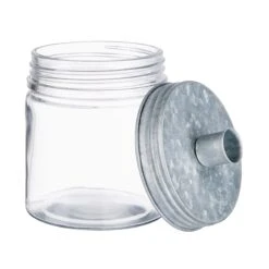 Glas Mit Kerzenhalter Höhe 15cm CANDLE JAR In Silber -Butlers Speichern butlers glas mit kerzenhalter hohe 15cm candle jar in silber 3