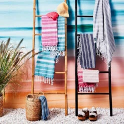 Hamamtuch L 170 X B 90cm SURFSIDE In Anthrazit -Butlers Speichern butlers hamamtuch l 170 x b 90cm surfside in anthrazit 4