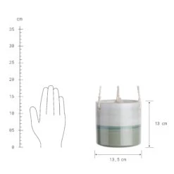 Hänge-Blumentopf Ø14cm HORIZON In Hellgrün -Butlers Speichern butlers hange blumentopf o14cm horizon in hellgrun 2