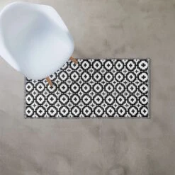 In- & Outdoor-Läufer Mosaik L 140 X B 70cm COLOUR CLASH In Schwarz-Weiß -Butlers Speichern butlers in and outdoor laufer mosaik l 140 x b 70cm colour clash in schwarz weiss 3