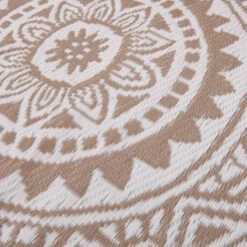 In- & Outdoor-Teppich Circles L 180 X B 118cm COLOUR CLASH In Beige -Butlers Speichern butlers in and outdoor teppich circles l 180 x b 118cm colour clash in beige 4