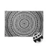 In- & Outdoor-Teppich Circles L 180 X B 118cm COLOUR CLASH In Schwarz-Weiß -Butlers Speichern butlers in and outdoor teppich circles l 180 x b 118cm colour clash in schwarz weiss