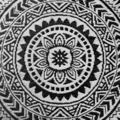 In- & Outdoor-Teppich Circles L 180 X B 118cm COLOUR CLASH In Schwarz-Weiß -Butlers Speichern butlers in and outdoor teppich circles l 180 x b 118cm colour clash in schwarz weiss 3