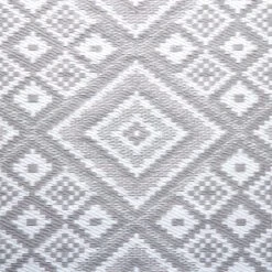 In- & Outdoor-Teppich Ethno L 200 X B 150cm COLOUR CLASH In Grau-Weiß -Butlers Speichern butlers in and outdoor teppich ethno l 200 x b 150cm colour clash in grau weiss 3