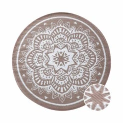 In- & Outdoor-Teppich Flora Ø150cm COLOUR CLASH In Natur-Weiß 10 In- & Outdoor-Teppich Flora Ø150cm COLOUR CLASH In Natur-Weiß -Butlers Speichern butlers in and outdoor teppich flora o150cm colour clash in natur weiss 2