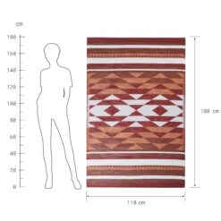 In- & Outdoor-Teppich Ikat L 180 X B 118cm COLOUR CLASH In Bunt 8 In- & Outdoor-Teppich Ikat L 180 X B 118cm COLOUR CLASH In Bunt -Butlers Speichern butlers in and outdoor teppich ikat l 180 x b 118cm colour clash in bunt 2