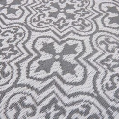 In- & Outdoor-Teppich Kacheln L 180 X B 118cm COLOUR CLASH In Grau-Weiß -Butlers Speichern butlers in and outdoor teppich kacheln l 180 x b 118cm colour clash in grau weiss 4