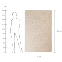 In- & Outdoor-Teppich L 180 X B 118cm COLOUR CLASH In Creme -Butlers Speichern butlers in and outdoor teppich l 180 x b 118cm colour clash in creme 2